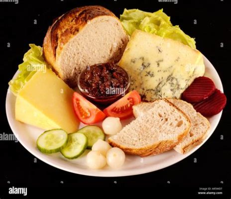  Le Ploughman's Lunch: Une symphonie de saveurs rustiques et crémeuses !